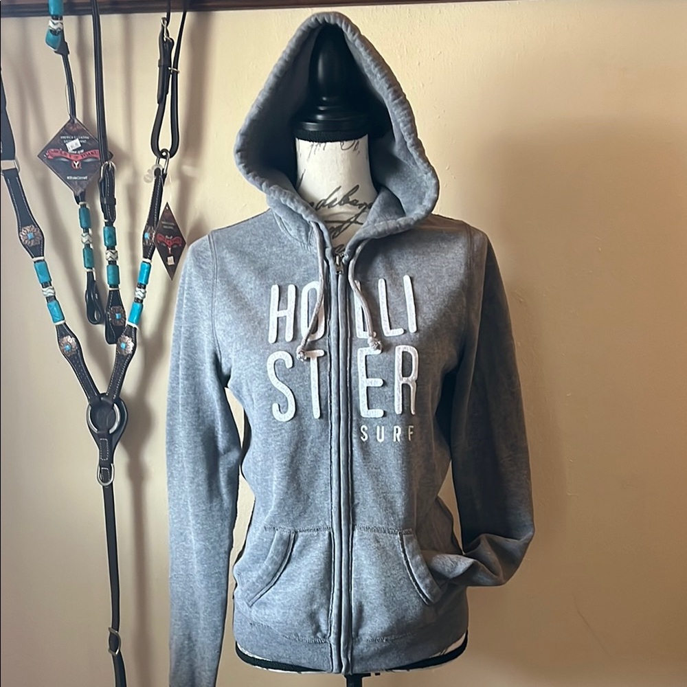 Hollister Gray Hoodie - Picture 1 of 5